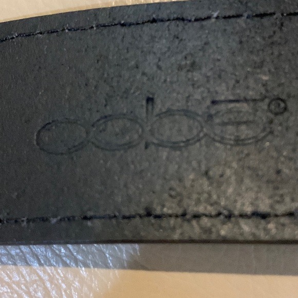 Black leather belt - Picture 4 of 5